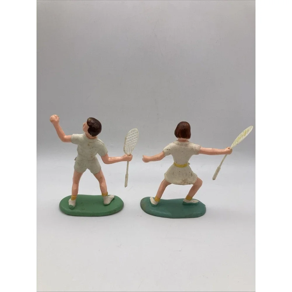 Vintage Couple Playing Tennis Cake Toppers No. 470 Party Favors Hong Kong